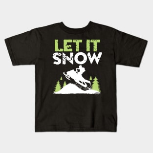 Let It Snow Kids T-Shirt